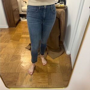 Aritzia Denim Forum Light Blue Skinny Jeans